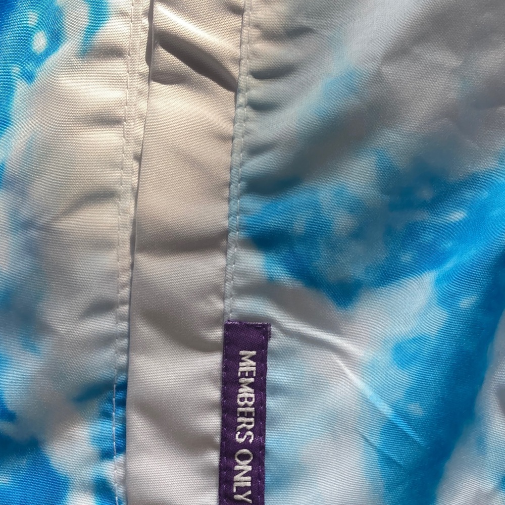 K. Haring x Members Only Tokyo Pop Blue Bomber Jacket - Picture 10 of 10